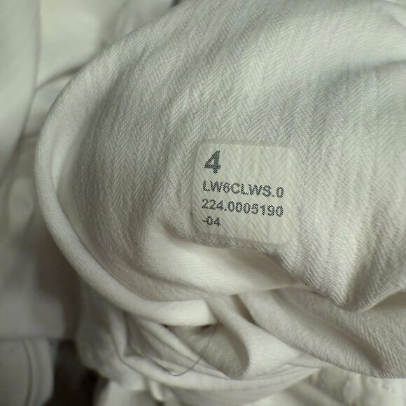 Lululemon Dance Studio Mid-Rise Cropped Pant White (Lined ) - Size 4 - Picture 3 of 9